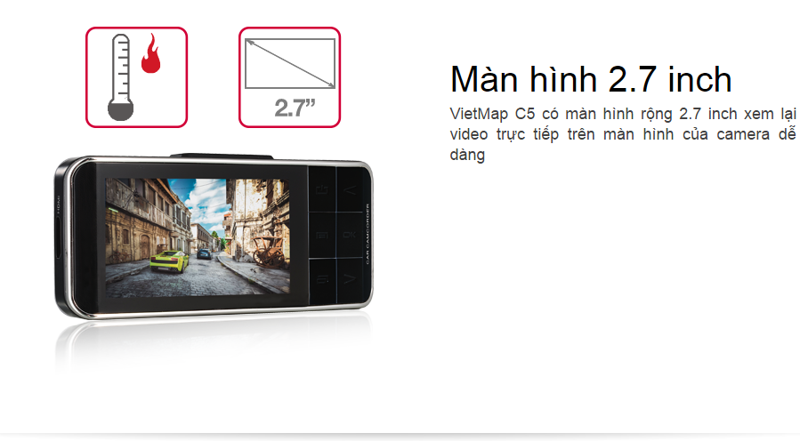 CAMERA HÀNH TRÌNH VIETMAP C5 5 CAMERA HÀNH TRÌNH VIETMAP C5