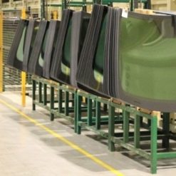 Dịch vụ thay kính xe khách Thaco tận nơi